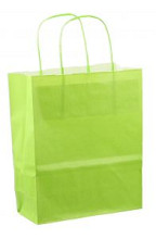 papieren koordtas 18x08x22cm 50st licht groen
