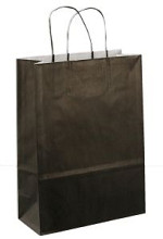papieren koordtas 22x10x31cm 50st zwart