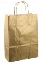 papieren koordtas 22x10x31cm 50st goud