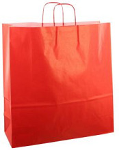 papieren koordtas 45x17x47cm 50st rood