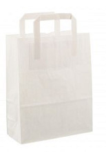 papieren tas 22x10x38cm 50st wit