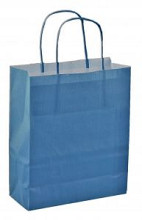 papieren koordtas 18x08x22cm 50st licht blauw