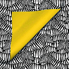 cadeaupapier 50cm dessin 820 luxe duo zebra
