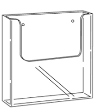folderbak acryl a5 transparant wand apollo