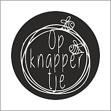 etiket sticker zwart  wit opknappertje 500 stuks