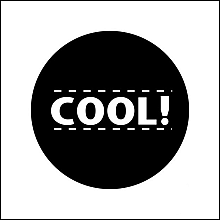 etiket sticker wit zwart cool 500 stuks