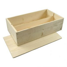 wijnkist 2 flessen timmer compleet per stuk