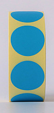 sluitzegel sticker etiket rond 30mm 1000 stuks blauw