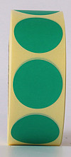 sluitzegel sticker etiket rond 30mm 1000 stuks groen