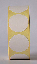 sluitzegel sticker etiket rond 30mm 1000 stuks wit