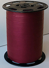 krullint paperlook 10mm x 250 meter kleur 52 bordeaux