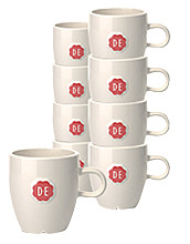 kopje douwe egberts lungo 150ml wit