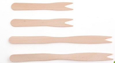 frietvorkje hout 80mm 2000 stuks