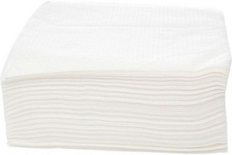 servetten 24x24cm 1 laags 400 stuks wit