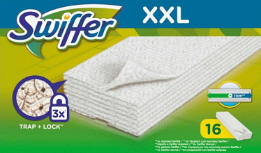swiffer navulling xxl droge doekjes 16 stuks