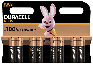 batterij duracell plus 8xaa