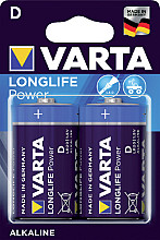 batterij varta longlife power 2xd
