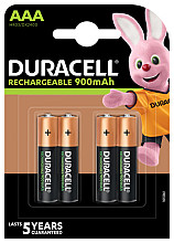 batterij oplaadbaar duracell 4xaaa 900mah ultra