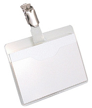 badge durable 8106 met clip liggend open 60x90mm