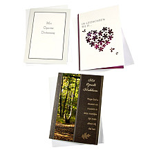 wenskaart paperclip condoleance navulset 12 stuks