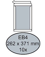 envelop quantore bordrug eb4 262x371mm zelfklevend wit 10 stuks