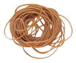 elastiek standard rubber bands 16 60x1.5mm 50gr 220 stuks bruin