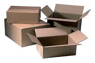 verzenddoos cleverpack enkelgolf 217x304x150mm bruin pak 20 stuks