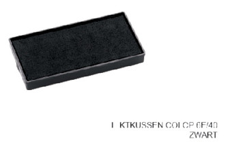 stempelkussen colop e 40 zwart