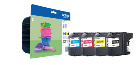 inktcartridge brother lc 221valbp zwart 3 kleuren