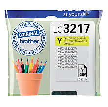 inktcartridge brother lc 3217y geel