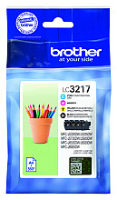 inktcartridge brother lc 3217 zwart 3 kleuren