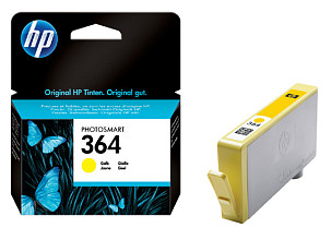 inktcartridge hp cb320ee 364 geel