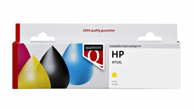 inktcartridge quantore alternatief tbv hp cn628ae 971xl geel hc