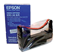 lint epson s015245 voor erc38 nylon zwart rood