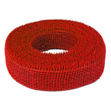 jute lint op rol deco rood 5cm breed 40 meter