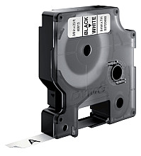 labeltape dymo labelmanager d1 polyester 9mm zwart op wit