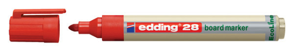 whiteboardmarker edding 28 ecoline rond 1.5 3mm rood