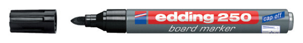 whiteboardmarker edding 250 rond 1.5 3mm zwart