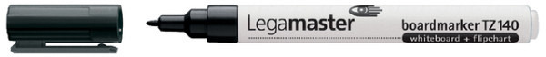 whiteboardmarker legamaster tz 140 rond 1mm zwart