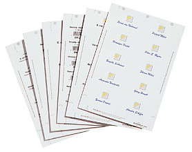 badgekaart durable 1456 bedrukbaar 60x90mm 160 stuks