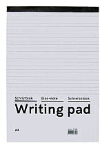 schrijfblok qbasic a4 lijn 160blz 60gr