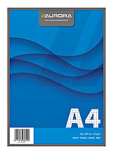 schrijfblok aurora a4 ruit 5x5mm 100 vel 60gr blauw