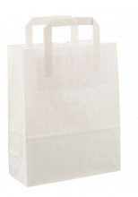 papieren tas 32x17x25cm 50st wit