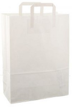 papieren tas 32x15x43cm 50st wit