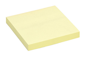 memoblok quantore 76x76mm geel 100 vel