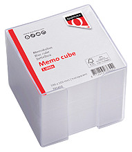 memokubus quantore 10x10x9cm transparant met 900vel